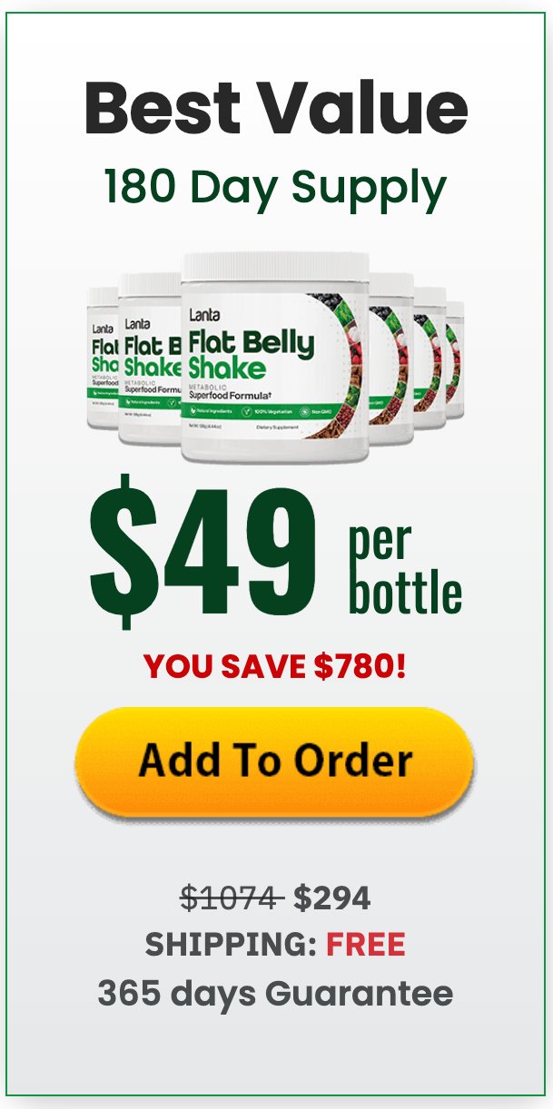 Lanta Flat Belly Shake - 6 Bottles