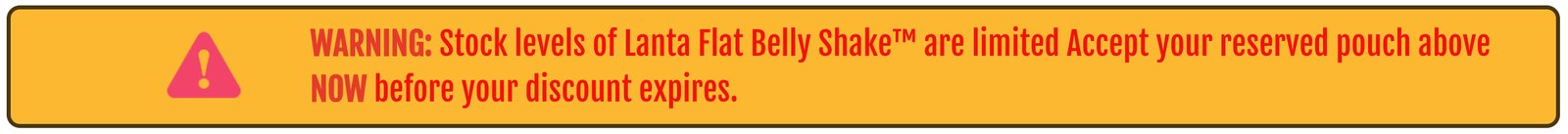 Lanta Flat Belly Shake WARNING